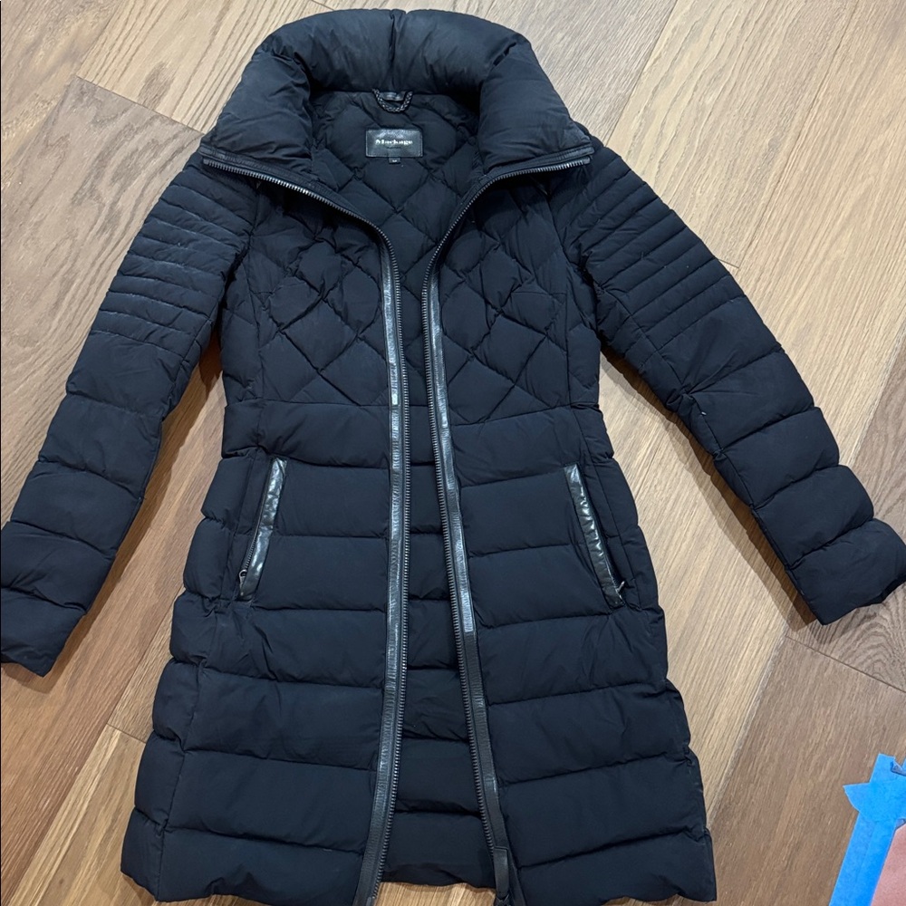 Mackage Black Quilted Puffer Jacket
